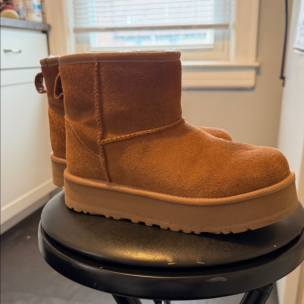 UGG Kids Brown Suede Boots